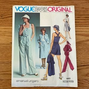 VTG Vogue Paris Original Emanuel Ungaro